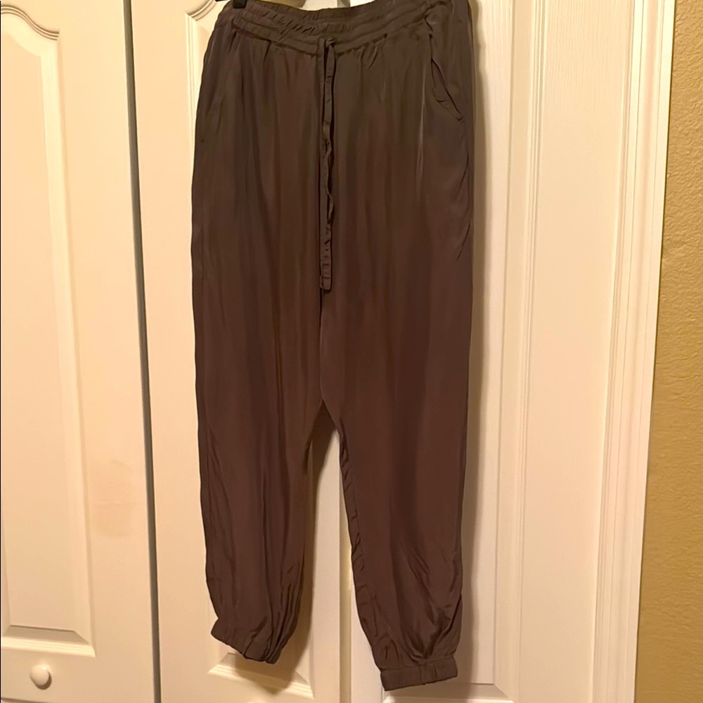 Johnny Was Brown Sweatpants Relaxed Fit Joggers